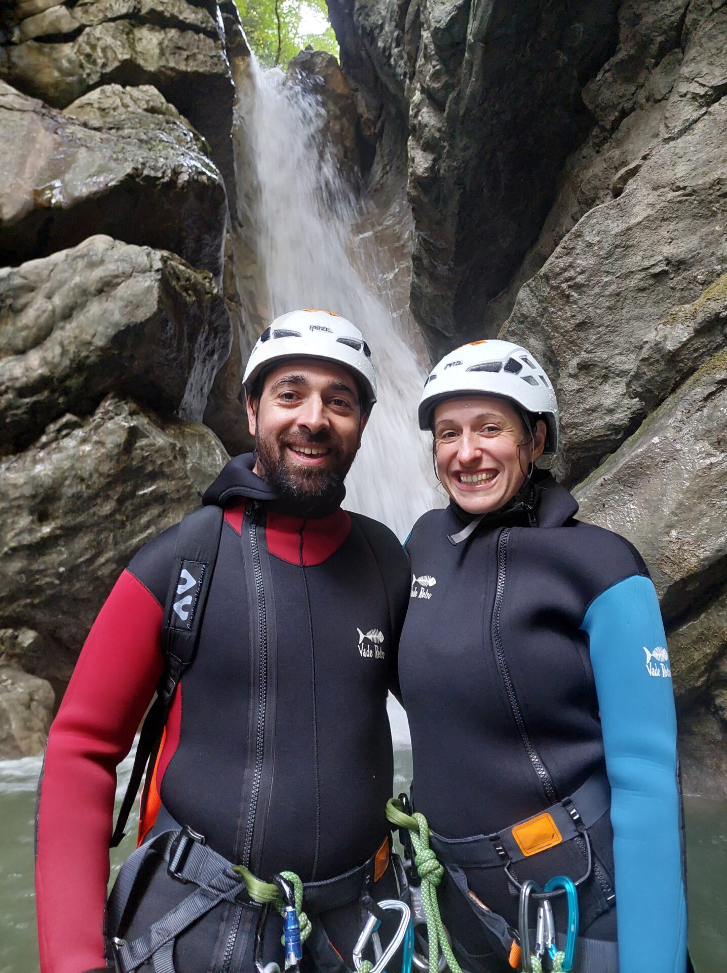 Canyoning près de Chambéry avec Hydrogène Sports